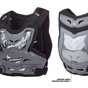 Protectie de piept POLISPORT PHANTOM PRO 8003900001 nardo grey - Img 6