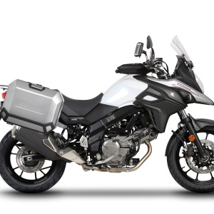 Set complet de 47L /47L cutii laterale de aluminiu SHAD TERRA, incluzand kit montaj SHAD SUZUKI DL 650 V-Strom