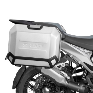Set complet de cutii laterale de aluminiu, SHAD TERRA, 36L / 47L, incluzand kit de montaj SHAD BMW R 1300 GS - Img 2