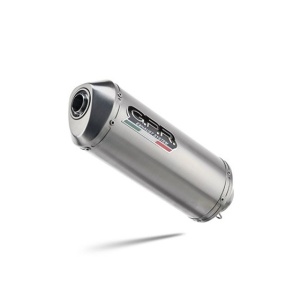 Slip-on exhaust GPR SATINOX H.26.SAT Brushed Stainless steel including removable db killer and link pipe