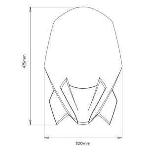 Windshield PUIG NEW. GEN TOURING 20362W transparent - Img 3