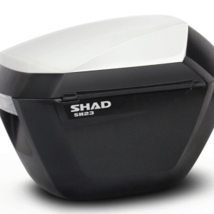 Cutii laterale cu capace colorate SHAD SH23 Alb