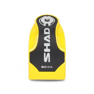 Disc lock with alarm SHAD SC61A C0S6103A galben pin 6mm - Img 2