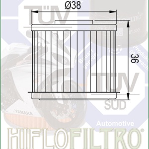 Filtru de ulei HIFLOFILTRO HF117 - Img 2