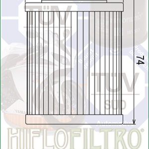 Filtru de ulei HIFLOFILTRO HF152 - Img 2