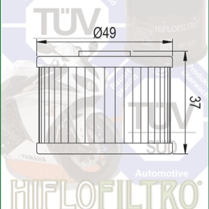 Filtru de ulei HIFLOFILTRO HF510 - Img 2