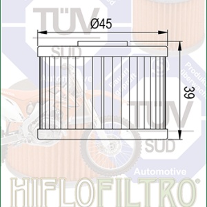 Filtru de ulei HIFLOFILTRO HF575 - Img 2