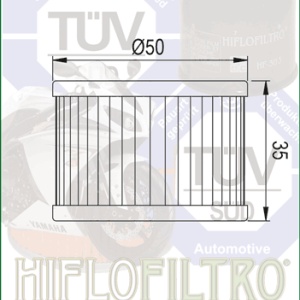 Filtru de ulei HIFLOFILTRO HF591 - Img 2
