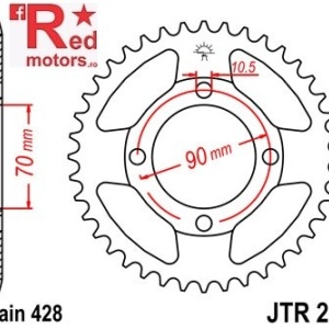 Foaie/pinion spate JTR264.45 428 cu 45 de dinti