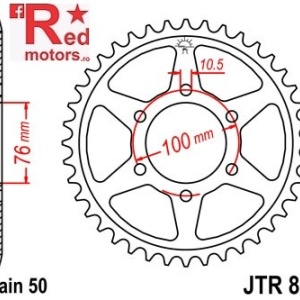 Foaie/pinion spate JTR816.49 530 cu 49 de dinti pentru Suzuki GR 650, GS 550, GSF 1200
