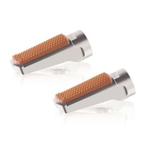 Footpegs without adapters PUIG SPORT VINTAGE 9189P argintiu