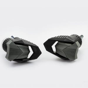 Frame sliders PUIG R19 3598N black with grey rubber