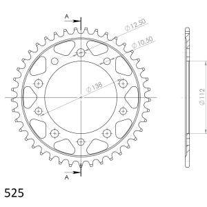 Kit de lant D.I.D Chain - Argintiu lant 525 VX, X-Ring, pinion fata SUPERSPROX, foaie spate SUPERSPROX pentru HONDA VT 750 C / C2 Shadow 1998-2007 - Img 5