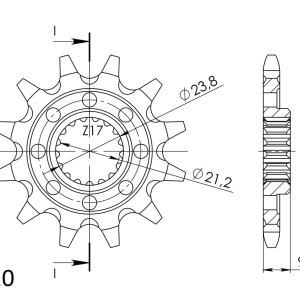 Kit de lant D.I.D Chain - Auriu lant 520 MX, Non-sealed, pinion fata SUPERSPROX, foaie spate SUPERSPROX pentru SUZUKI RMX 450 Z 2010-2019 - Img 3