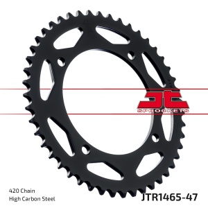 Kit de lant EK - Argintiu lant 420 DEH, Non-sealed, pinion fata JT, foaie spate JT pentru SUZUKI RM 65 2003-2005 - Img 6