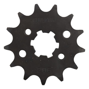 Kit de lant EK - Argintiu lant 428 SHDR, Non-sealed, pinion fata SUPERSPROX, foaie spate SUPERSPROX pentru YAMAHA TT-R 125 2002-2010 - Img 2