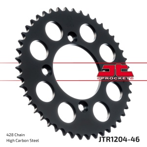 Kit de lant EK - Argintiu lant 428 SRO, O-ring, pinion fata JT, foaie spate JT pentru HONDA CRF 125 F 2014-2025 - Img 6