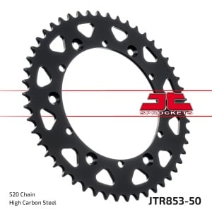Kit de lant EK - Argintiu lant 520 DEX, X-Ring, pinion fata JT, foaie spate JT pentru YAMAHA YZ 125 1985 - Img 6