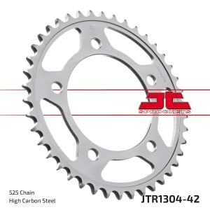 Kit de lant EK - Argintiu lant 525 SRX, X-Ring, pinion fata JT, foaie spate JT pentru HONDA CBR 650 F 2014-2018 - Img 6
