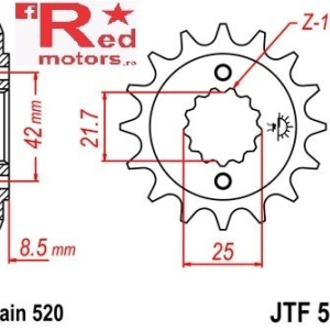 Kit lant DID GOLD X-Ring PRO-STREET 520 VX pentru Yamaha YZF600R-T,V,W Conversie la 520 2005-2007 - Img 2