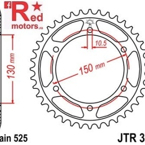 Kit lant DID GOLD X-Ring PRO-STREET 525 VX pentru Yamaha TDM900 A ABS (1B0) 2005-2013 - Img 3