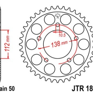 Kit lant DID pentru Yamaha YZF-R6 1999-2002 - conversie la lant 530 - Img 3