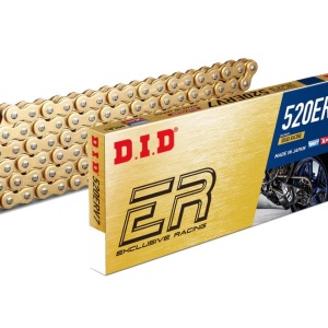 Lant de curse Exclusive D.I.D Chain 520ERV7 128 zale Gold/Gold