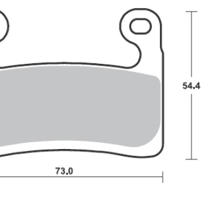 Placute de frana BREMBO 07GR90SA