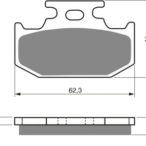 Placute de frana GOLDFREN 001 AD