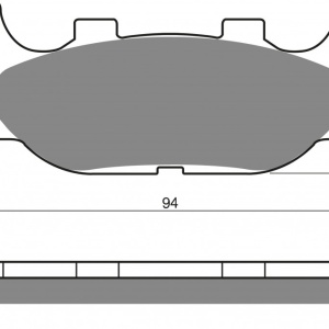 Placute de frana GOLDFREN 099 S3 - Img 1