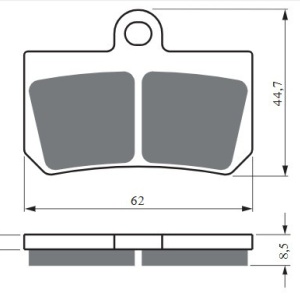 Placute de frana GOLDFREN 417 AD OFF-ROAD FRONT