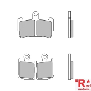 Placute frana fata Brembo 07HO37SA Road - SA 68,9x51,0x9,0/32,7x49,9x9,0 pentru Honda VFR 1200
