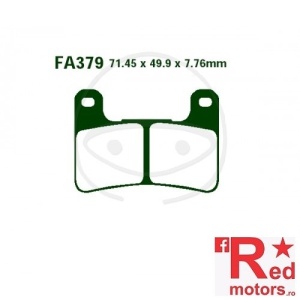 Placute frana fata sinterizate 71.45x49.9x7.76 EBC FA379 pentru Kawasaki Z 1000, ZX-10R 1000, Suzuki DL 1000, GSX 1300, GSX-R 600, VZR 1800