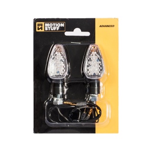 Semnale LED (2 buc) MOTION STUFF Negru - Img 2