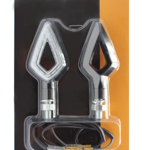 Semnale LED (2 buc) MOTION STUFF Negru - Img 2
