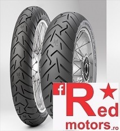 Set anvelope/cauciucuri moto Pirelli Scorpion Trail II 110/80 R19 59V + 150/70 R17 69V - Img 2