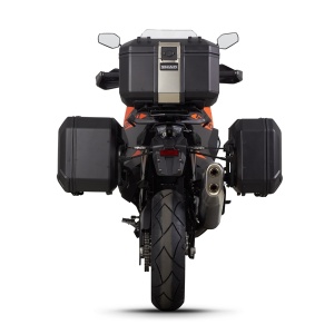Set complet de cutii aluminiu SHAD TERRA, 48L cutie centrala si 36L / 47L cutii laterale, incluzand set de montaj si placa SHAD KTM Super Adventure 1290 (R, S) - Img 2