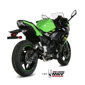 Sistem de evacuare complet 2x1 MIVV MK3 K.044.SM3C Carbon - Img 3