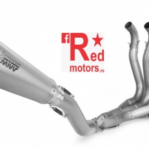 Sistem de evacuare complet 4x2x1 MIVV DELTA RACE Full Titan / Capac Carbon pentru BMW S 1000 RR (2017-2018)