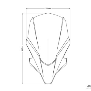 Windshield PUIG NEW. GEN TOURING 20619F dark smoke - Img 3