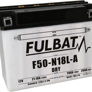 Baterie conventionala FULBAT F50-N18L-A (Y50-N18L-A) include electrolit