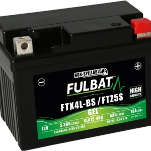 Baterie cu gel FULBAT FTX4L-BS / FTZ5S SLA (YTX4L-BS / YTZ5S SLA)