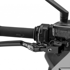 Brake lever without adapter PUIG 4.0 4110NN foldable black/black