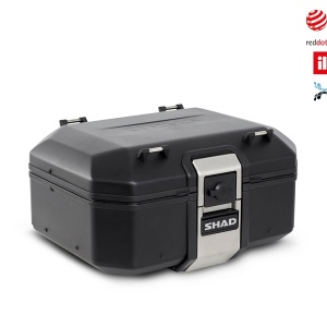 Complete set of aluminum cases SHAD TERRA BLACK, 37L topcase + 36L / 47L side cases, including mounting kit and plate SHAD CF Moto 800MT - Img 6