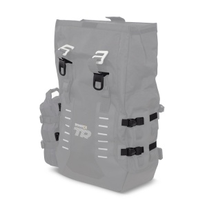 Complete set of SHAD TERRA TR40 adventure saddlebags and SHAD TERRA BLACK aluminium 48L topcase, including mounting kit SHAD CF Moto 800MT - Img 11