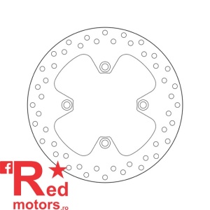 Disc frana spate Brembo 68B407A4 pentru motociclete Triumph Speed Triple 1050 2005-2011 - Img 2
