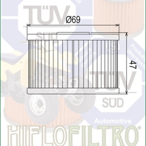 Filtru de ulei HIFLOFILTRO HF114 - Img 2