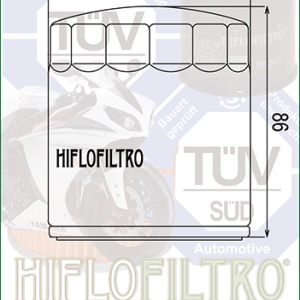 Filtru de ulei HIFLOFILTRO HF174C Cromat - Img 2