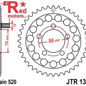 Foaie/pinion spate JTR1315.40 520 cu 40 de dinti pentru Honda NSR 250