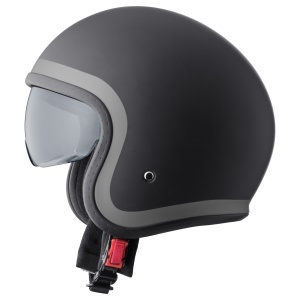Jet helmet GMS RIDE ZG11702 matt black-grey L - Img 3